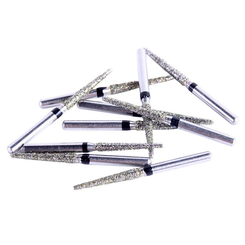 500PCS Dental Diamond Burs Super Coarse Round Head Turbine Handpiece TR-12S