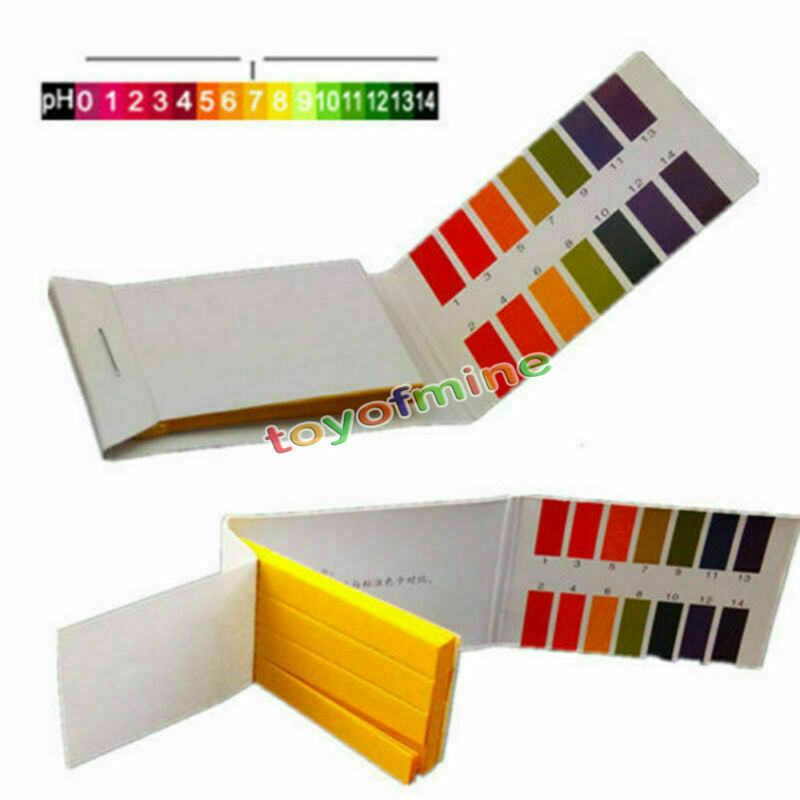800Pcs Acid PH Indicator Test Strips 1-14 Paper Litmus Tester Urine & Saliva TP