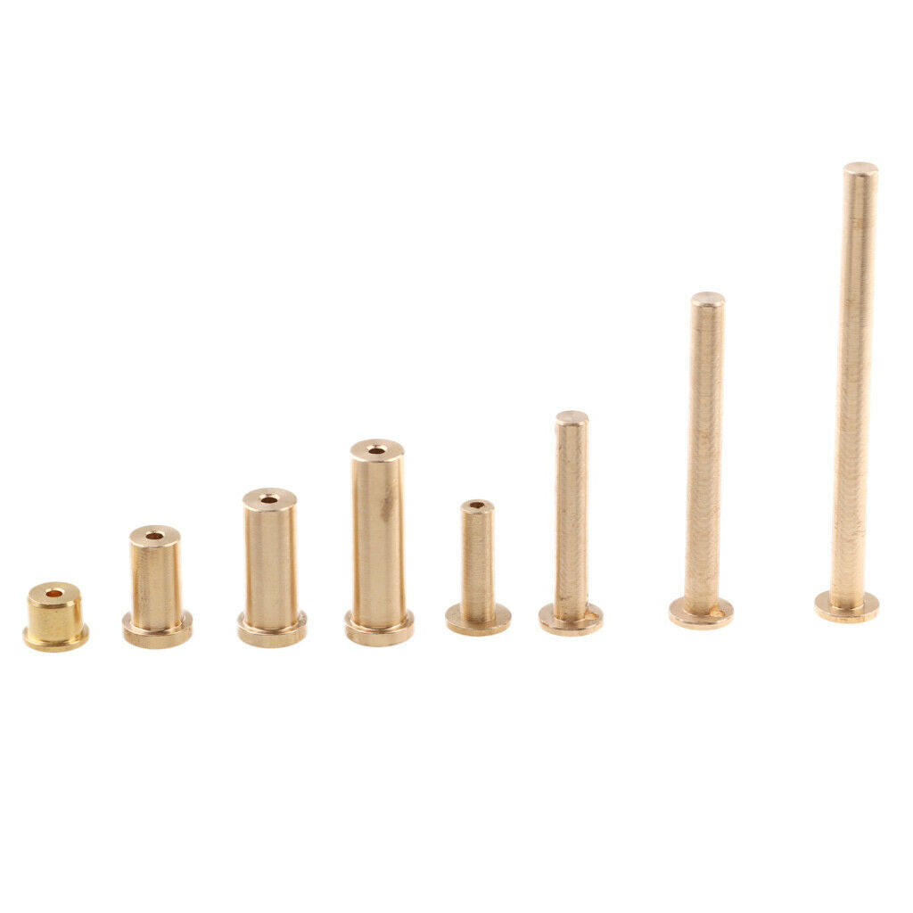 8 lot Brass Golf Shaft Tip Plug Irons Woods Balance Adjuster Accessories