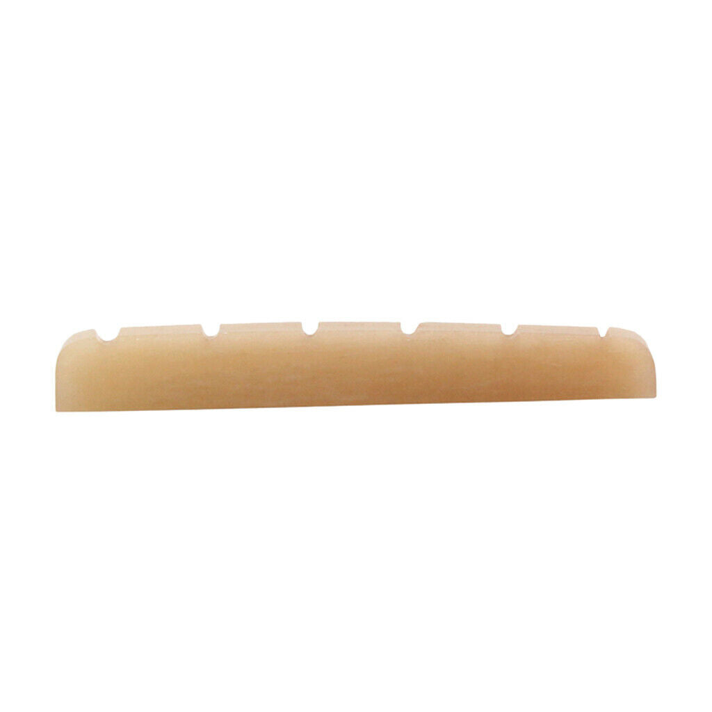 1pc 42mm Guitar Camel Bone Nut Bridge Saddle for Guitar Parts Warm White