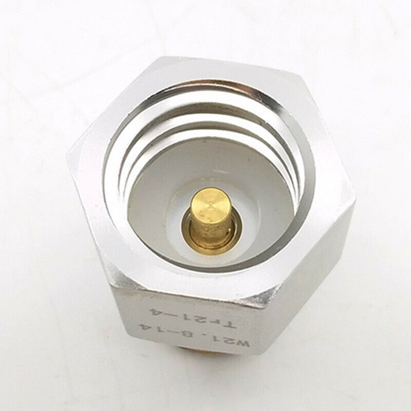 1X CO2 Tank Adapter Brass Cylinder Female CGA 320 to Male W21.8 Converter ConnI1