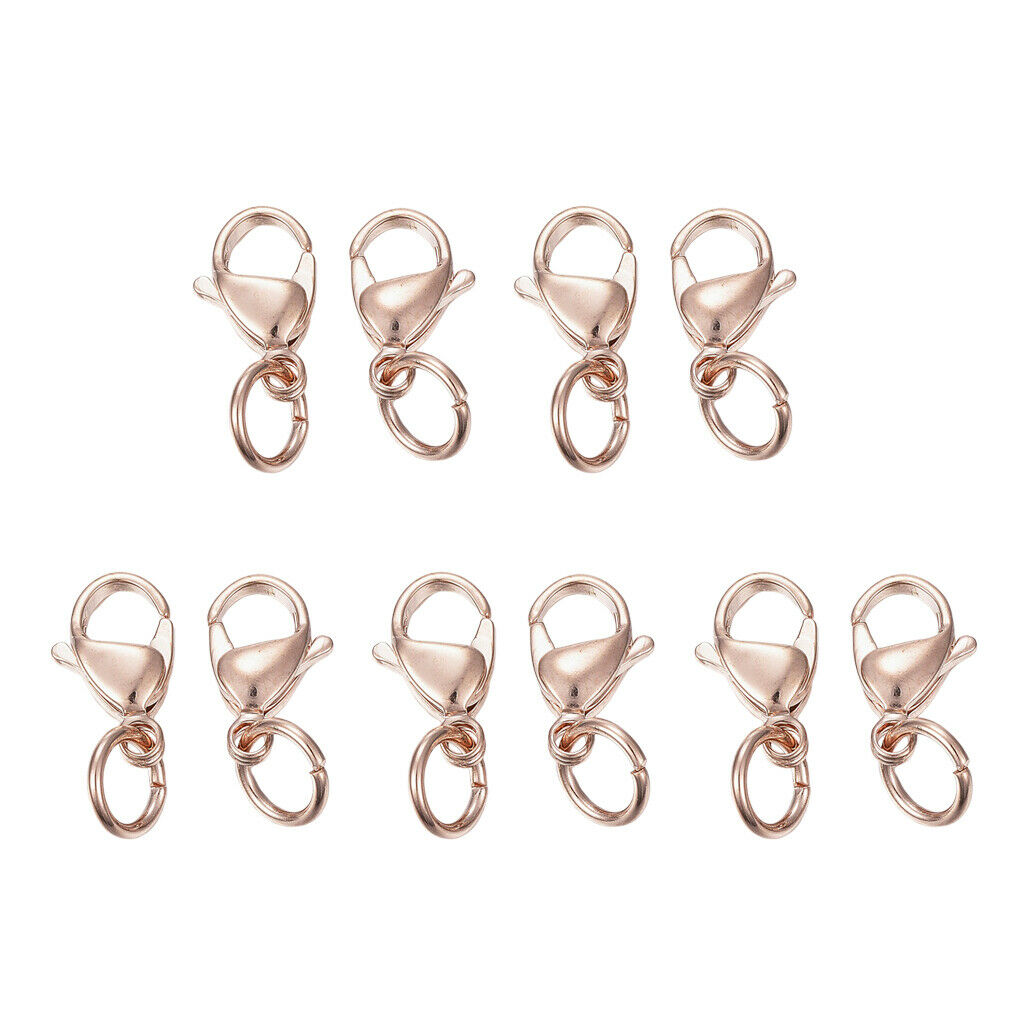 10x Lobster Clasps Snap Hook for Bracelet Necklace Anklets Jewelry Making