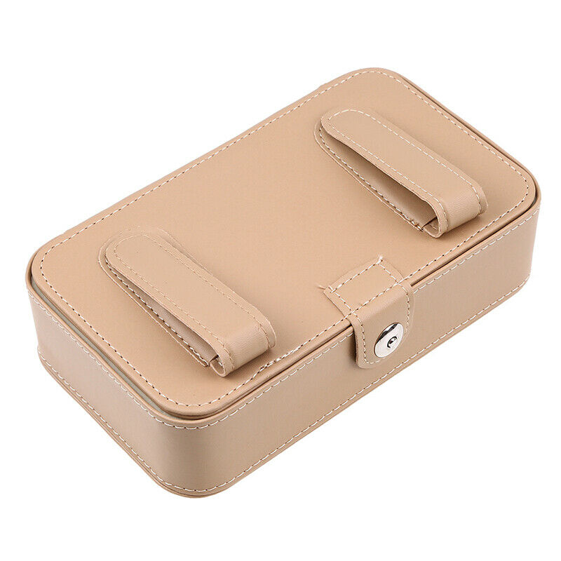 Universal Fit Leather Car Tissue Box Cover Napkin Paper Holder Towel Dispenser