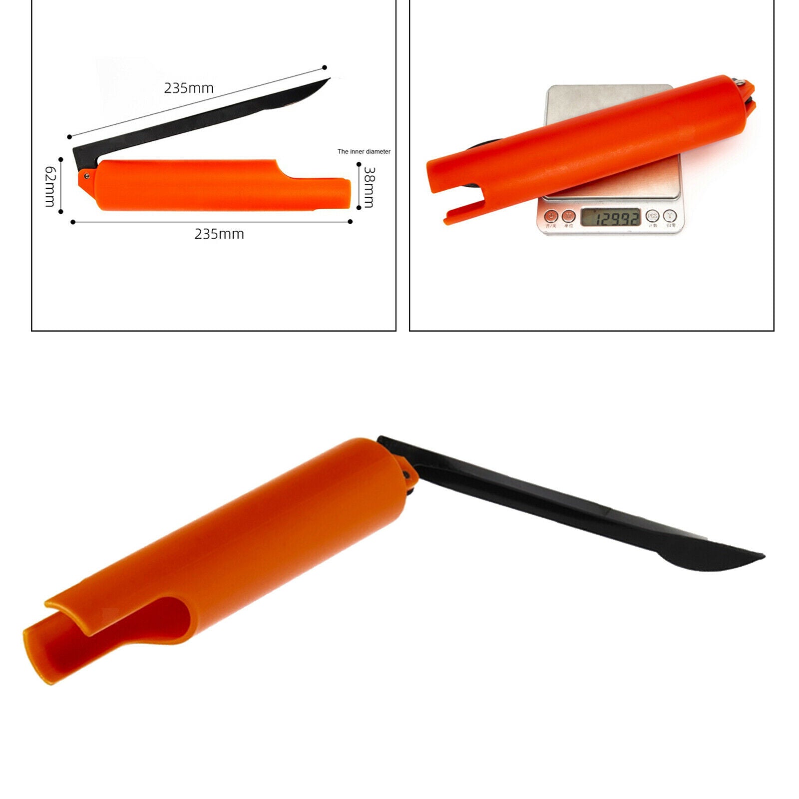 Large Fishing Rod Pole Holder Insert Ground Support Universal Supplies