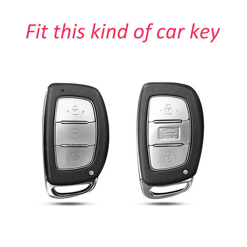 Scratch Proof CARBON FIBER KEY CASE CAP COVER FOR Hyundai Tucson Elantra Sonata