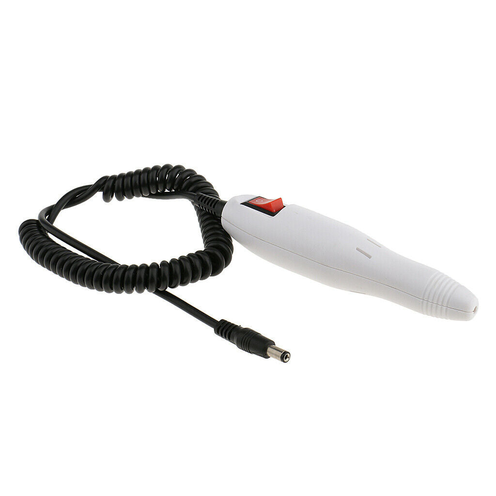 Electric Nail Drill Handle Pedicure Manicure Machine Replacement Pen White