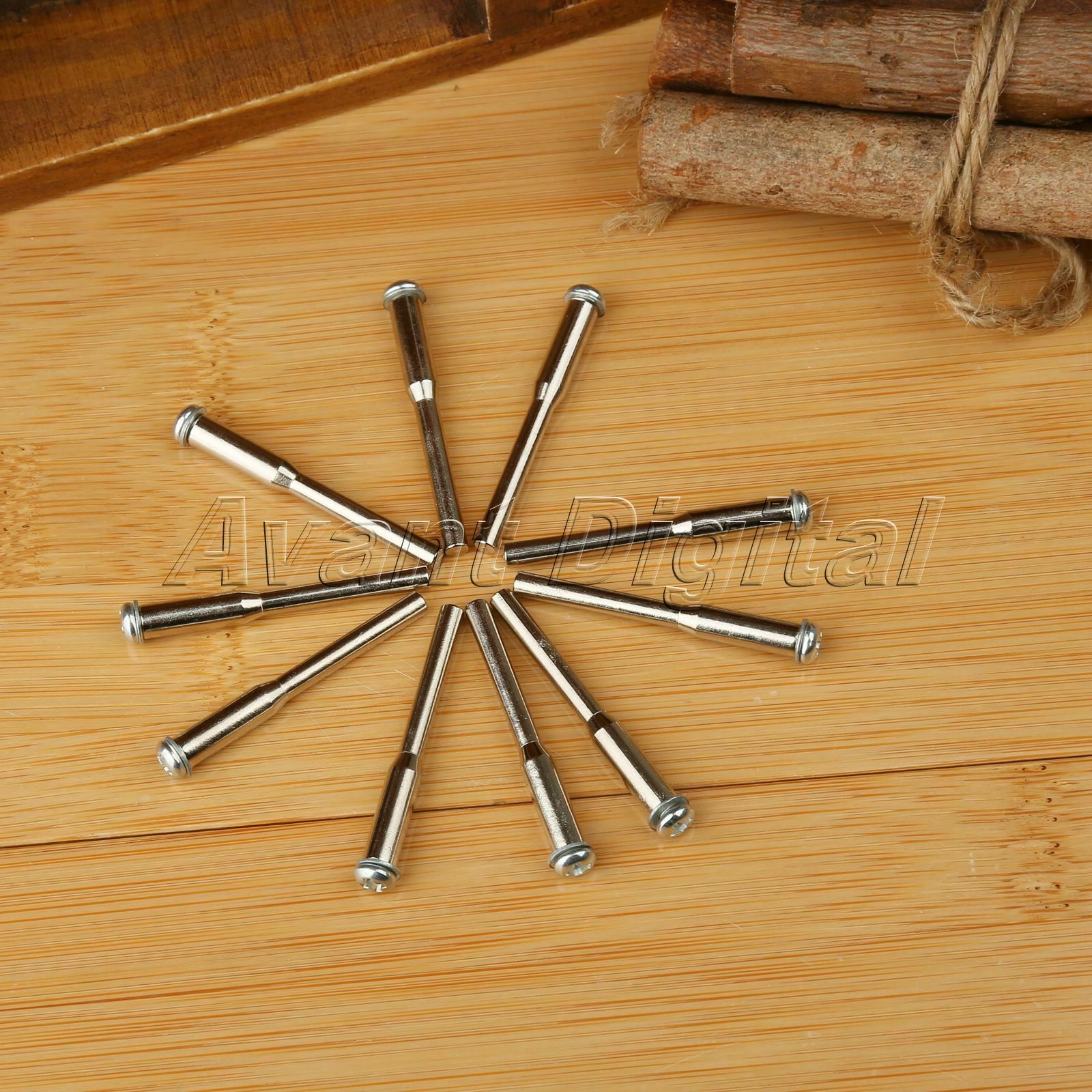 10* 1/8" Shank Diamond Cutting Fixed Mandrel Cut-Off Wheel Holder Rotary Tool