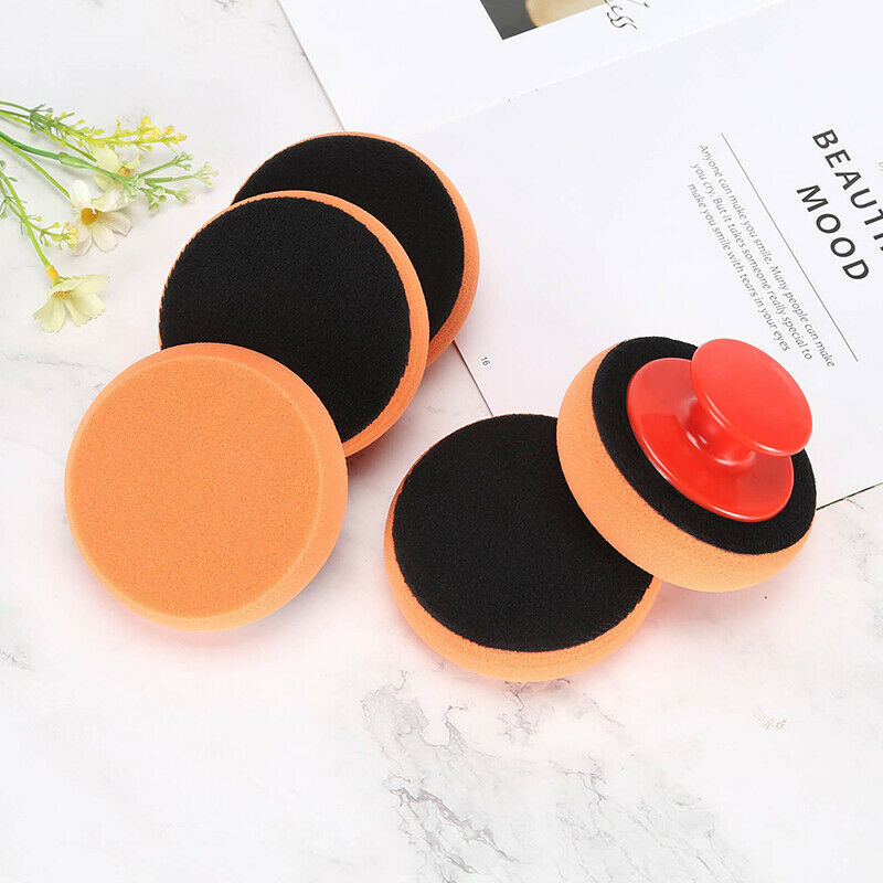Pad Flat Sponge Buffing Polisher Pads Kit for Car Auto Polisher Glass Polish Kt
