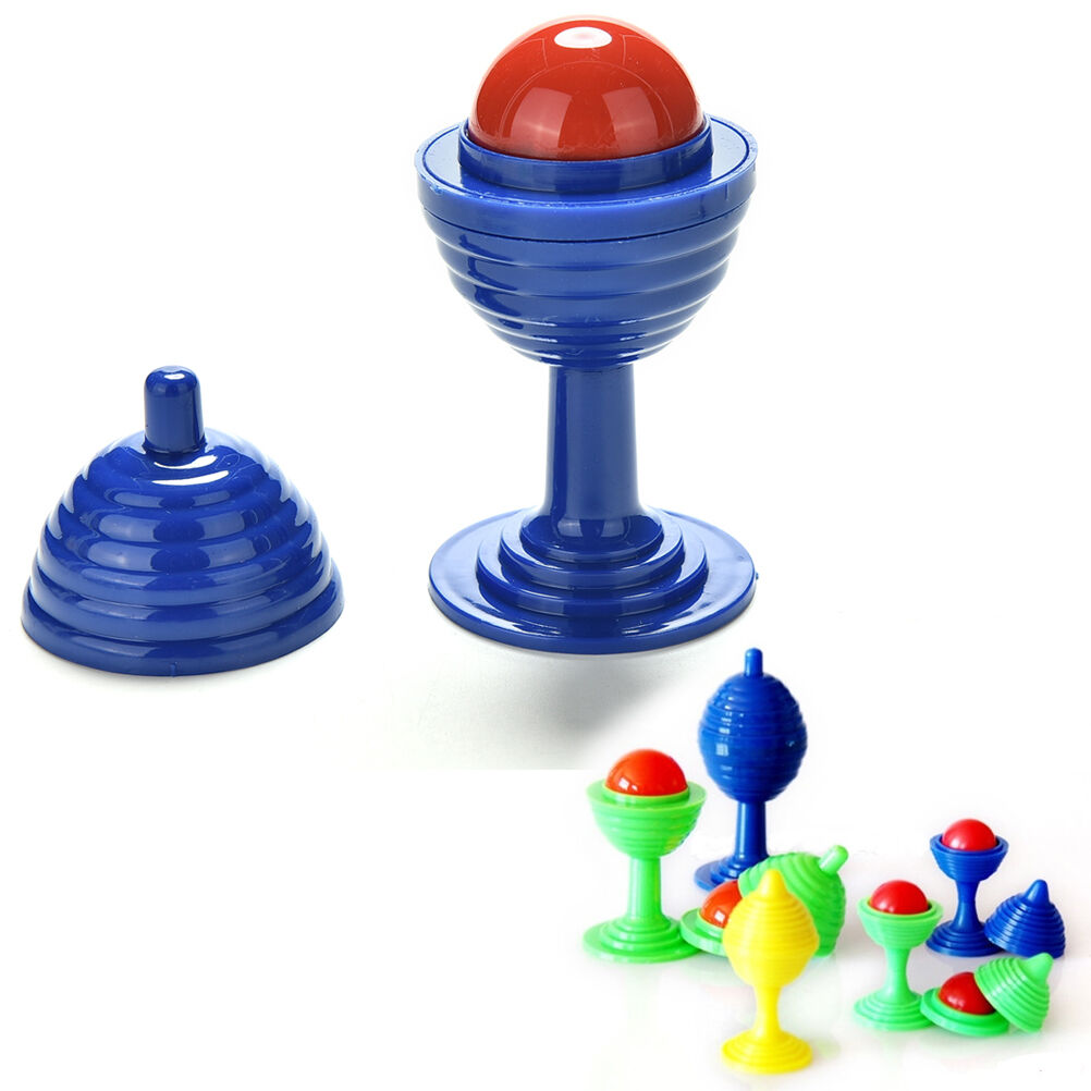 1 Set Magic Cup Bead Come Cup Close Up Street Magic Trick Children Xmas Gi.l8