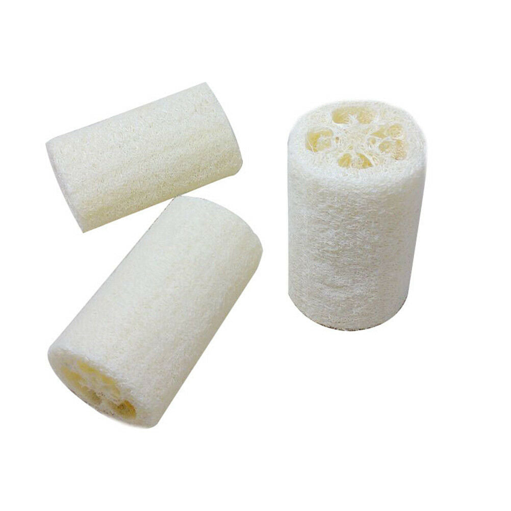 Natural Loofah Luffa Bath Shower Wash Body Pot Bowl Sponge Scrubbe.l8
