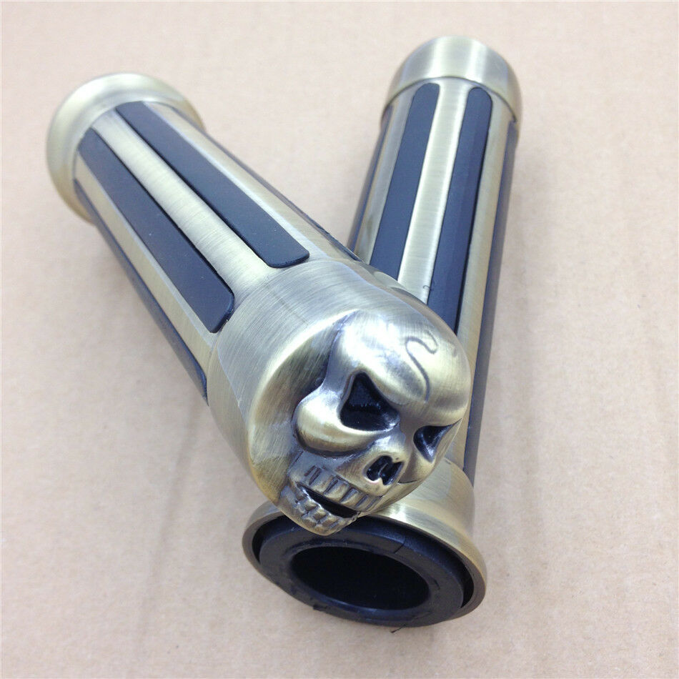 Spike 1" Handlebar Grip for Harly FLHR Road King Models Softail Springer Bronze