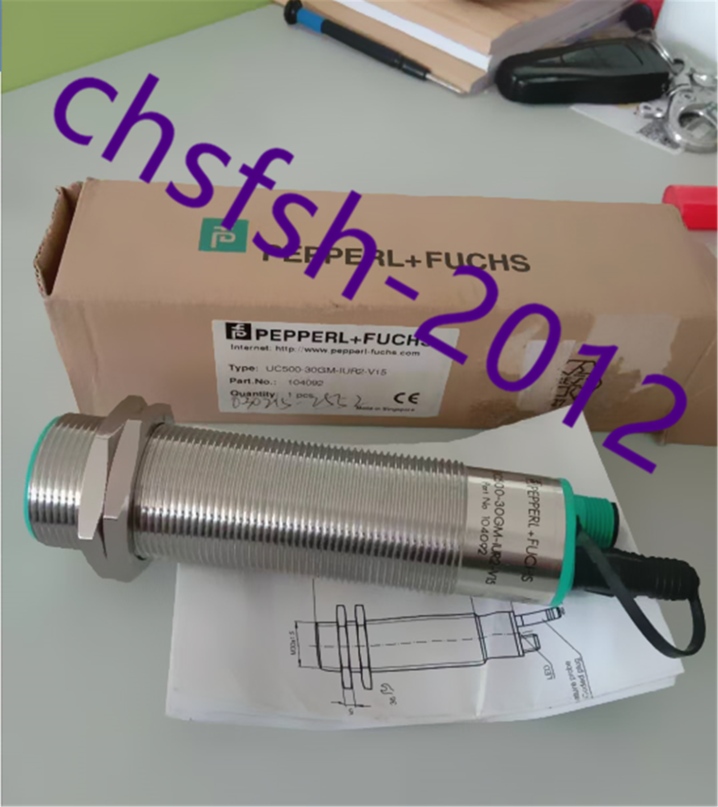 1 pcs New IN Box Pepperl+Fuchs UC500-30GM-IUR2-V15 Ultrasonic Breaking Sensor