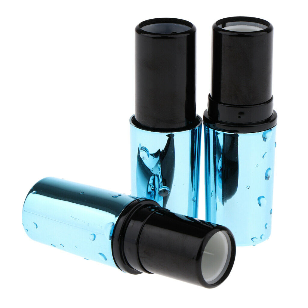 3 Pieces DIY Crafting Kit Lipstick Tubes Empty Plastic High-end Lipstick