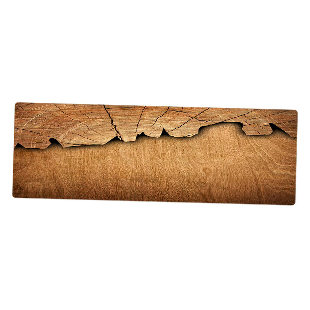 Durable Soft Warm Anti-slip Floor Pad Rug Wood Grain for Game House 60x180cm