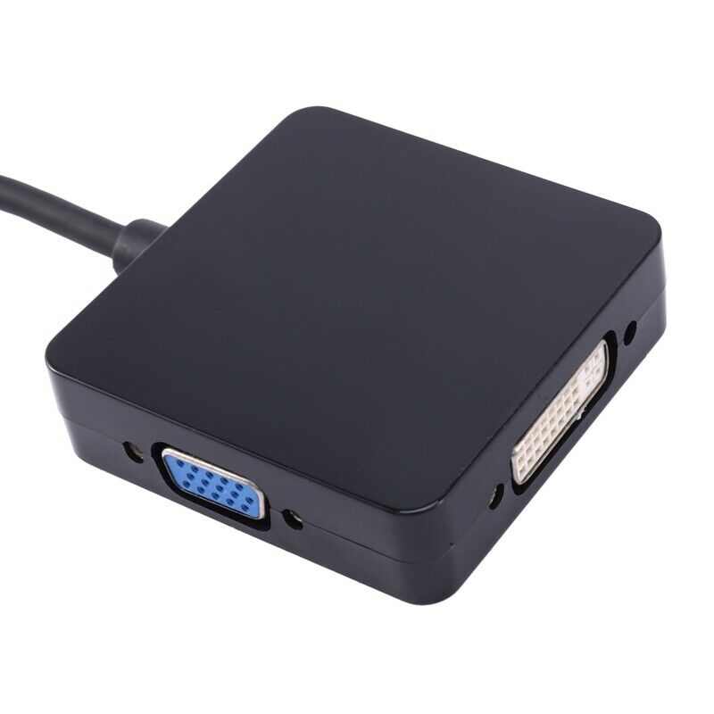 MiniDP to MI-Compatible VGA DVI Adapter, 3-In-1 Mini DP to MI-Compatible/DVIS9I4