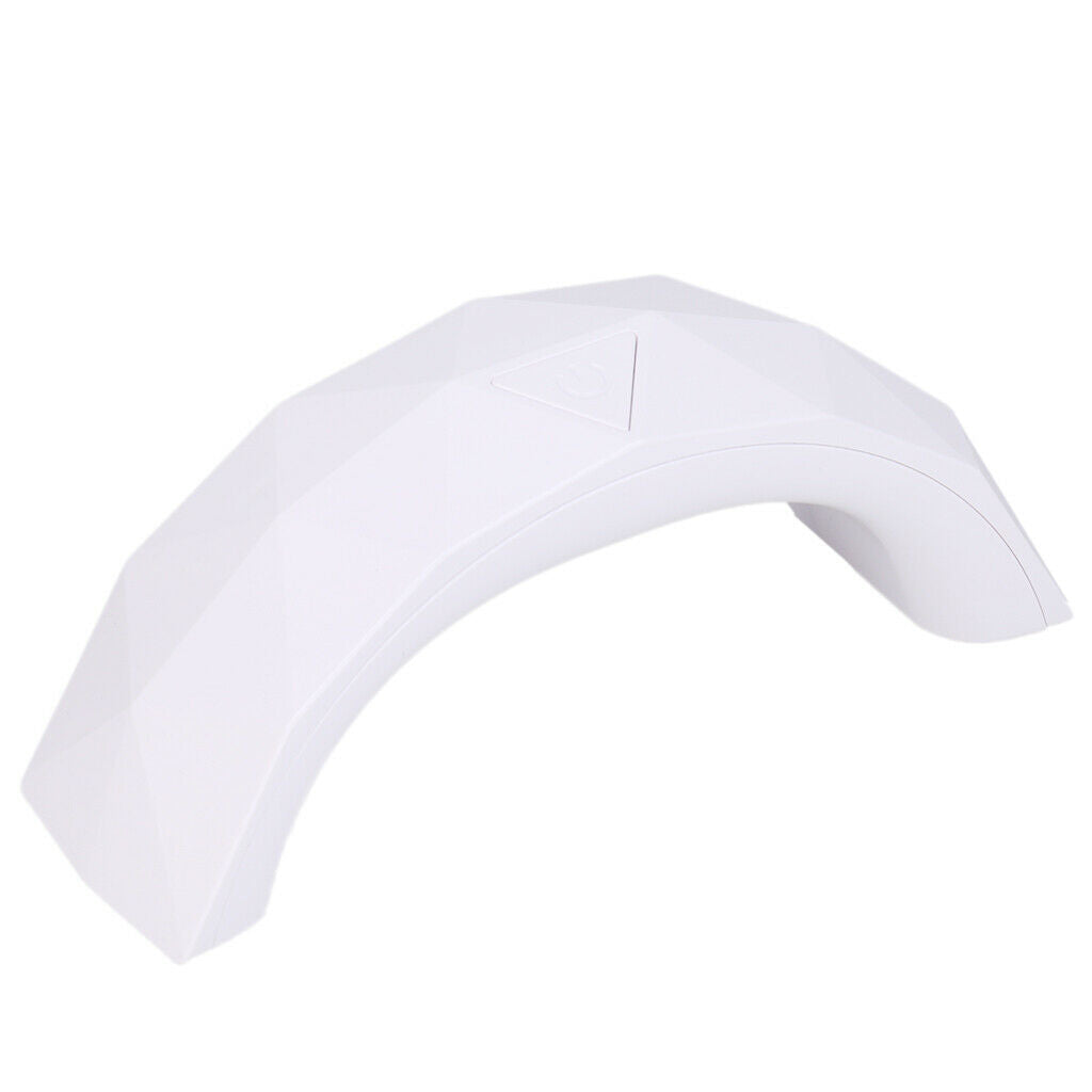 9W Nail Dryer LED UV Lamp Curing Nail Polish Gel Nail Manicure Light White