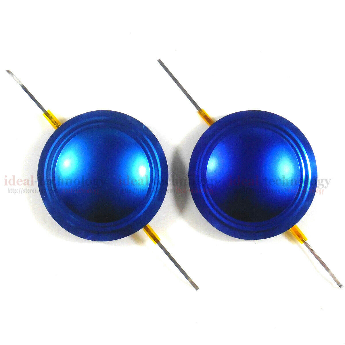 2pcs 34.4MM Voice Coil Blue Titanium Film 34.5 Core Horn Tweeter Diaphragm