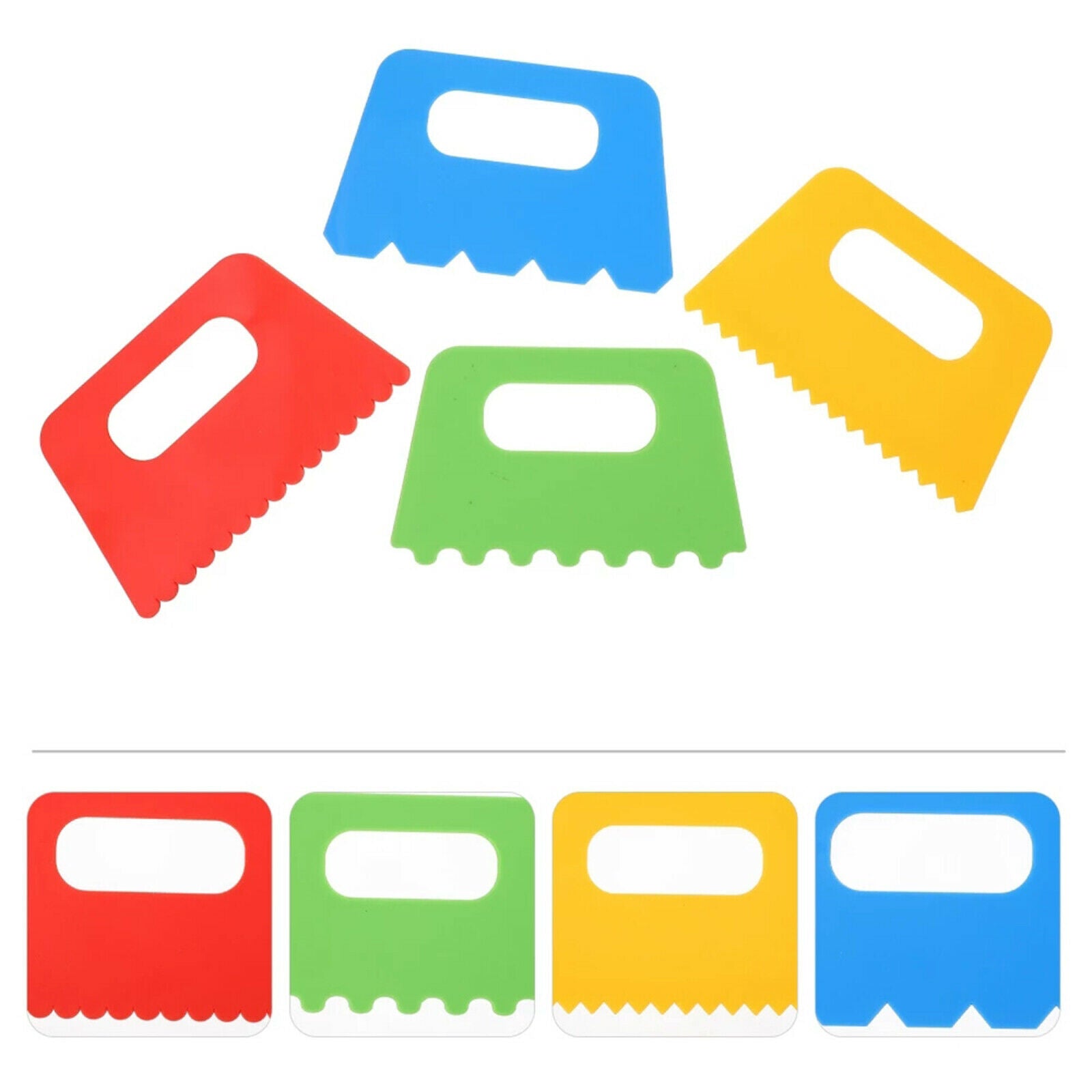 Paint Scraper Set Kids Toddlers DIY Line Graffiti Brushes Tools Supplies
