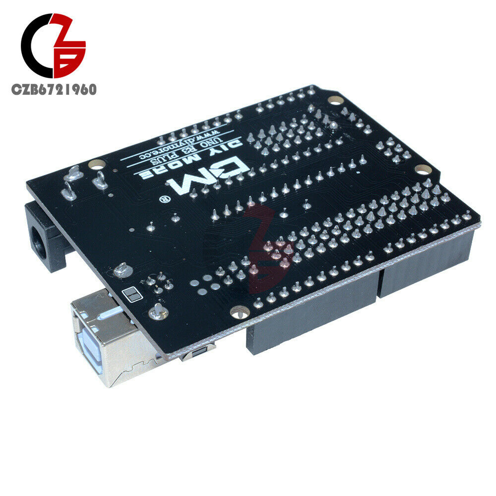 For Arduino UNO R3 PLUS Sensor I/O Shield Atmega328P 16U2 Expansion Board Diy