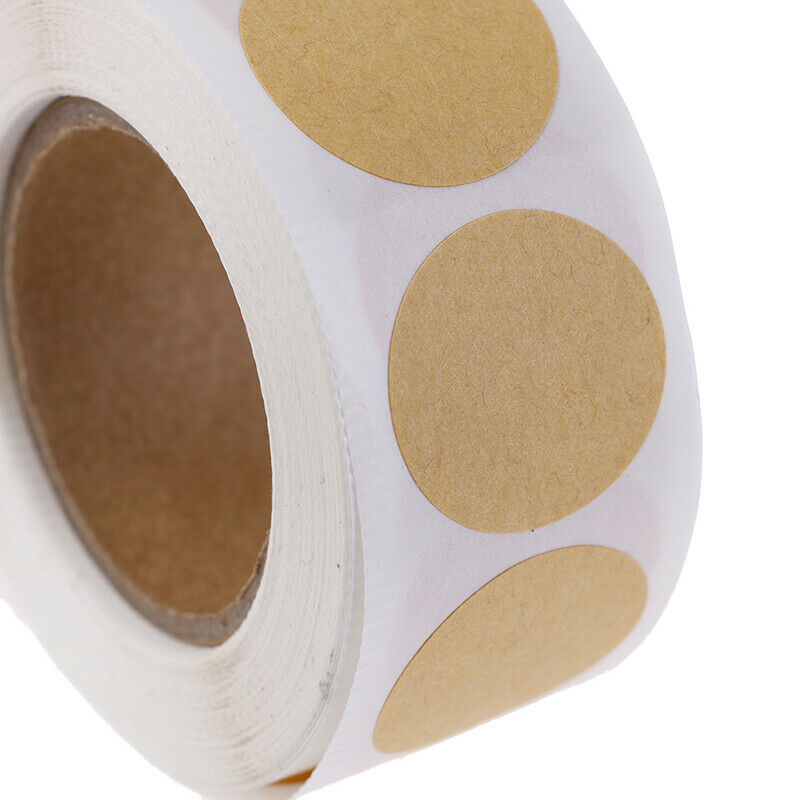 500pcs/set Blank round craft Stickers seal labels DIY stickers for PacYX.l8