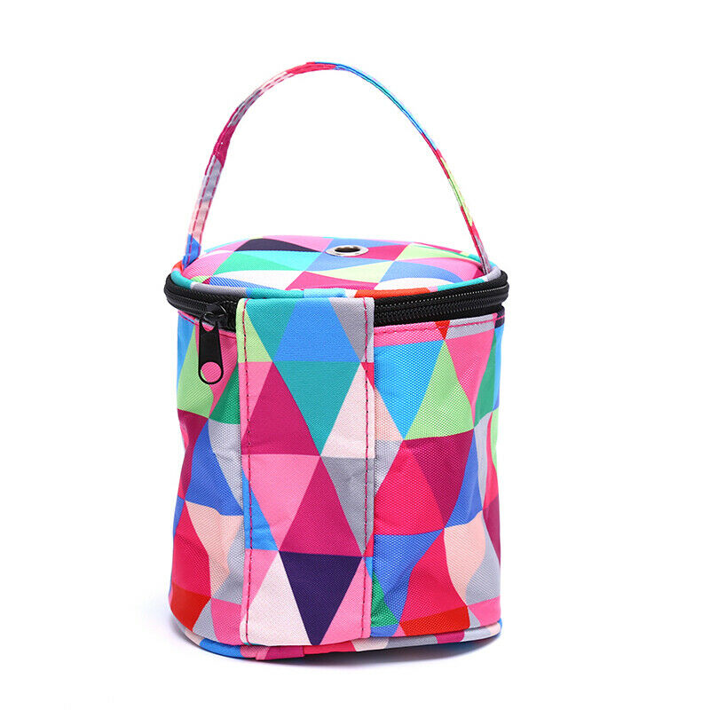 Colorful Woolen Yarn Storage Bag Knitting Crochet Ball Holder Tote Organ .l8