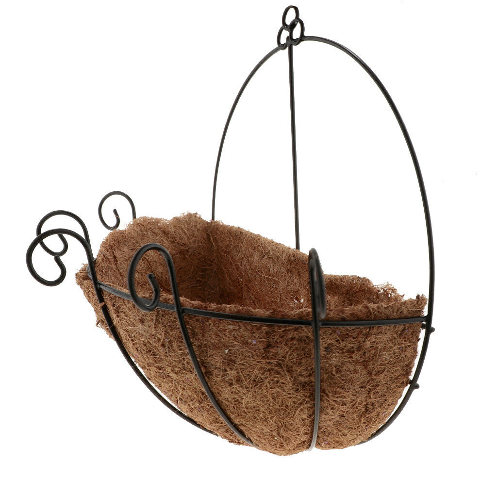 Hanging Flower Pot Basket Liner for Indoor/Outdoor Garden Balcony Decor M