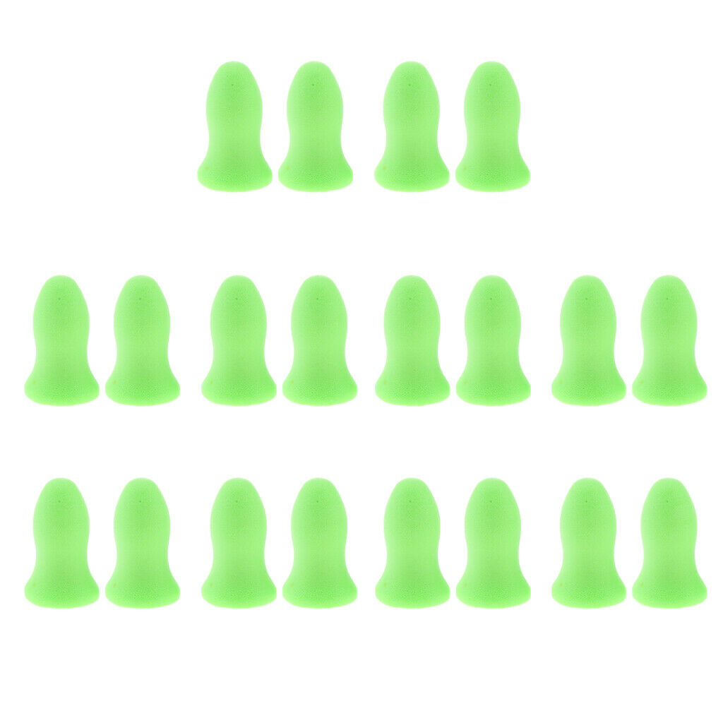 10Pairs Women Men Foam Work Study Ear Plug Noise Reduction Sleeping Earplugs