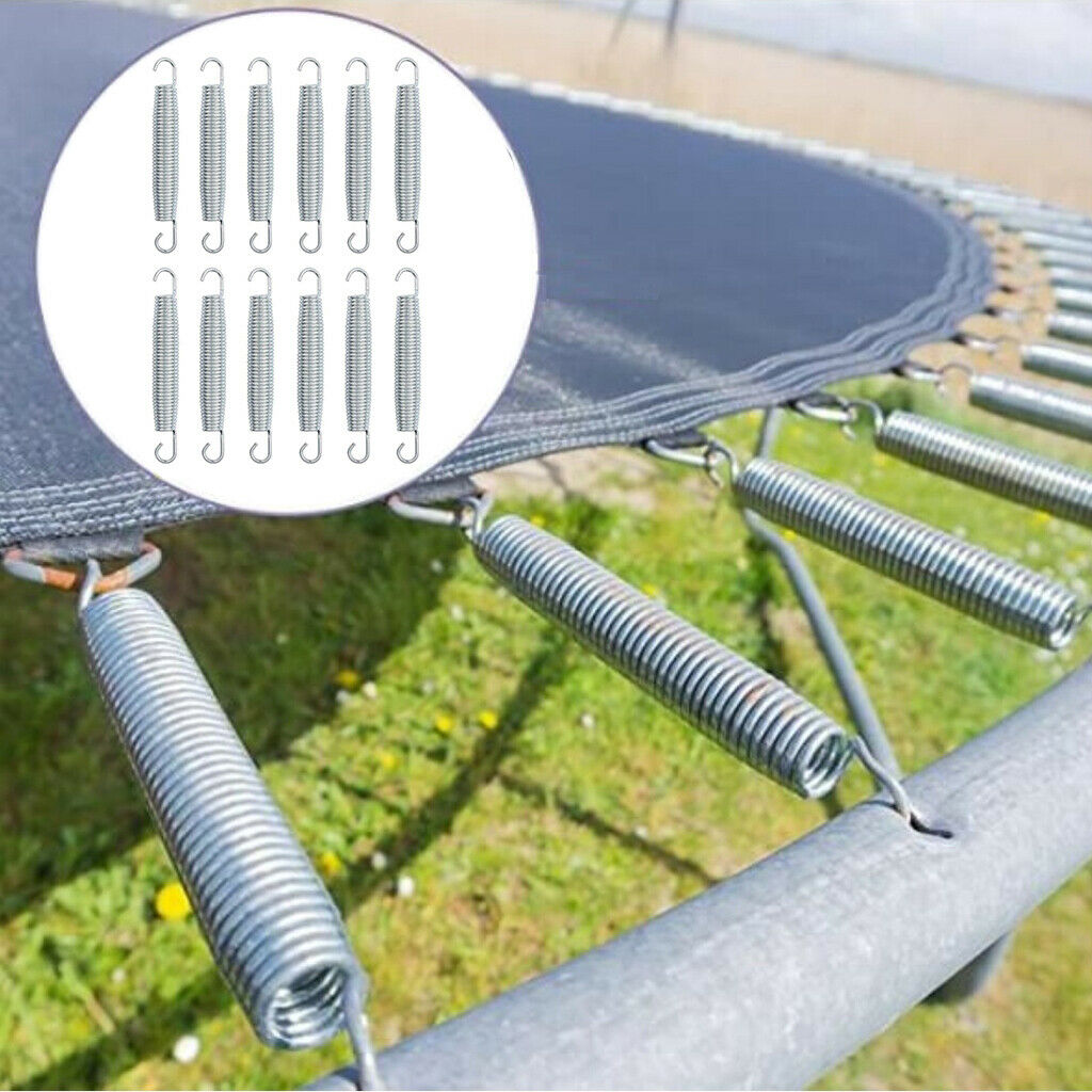 12pcs 5.5" Trampoline Springs Galvanized Steel Set Kit Weather Resistant