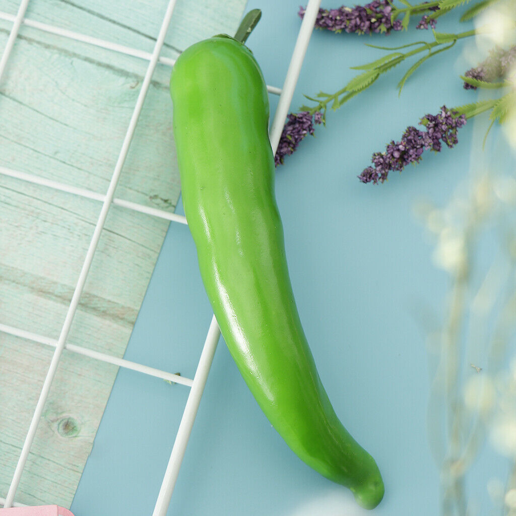 8pcs Artificial Vegetables Chilli Artificial Vegetables Decorative Vegetable