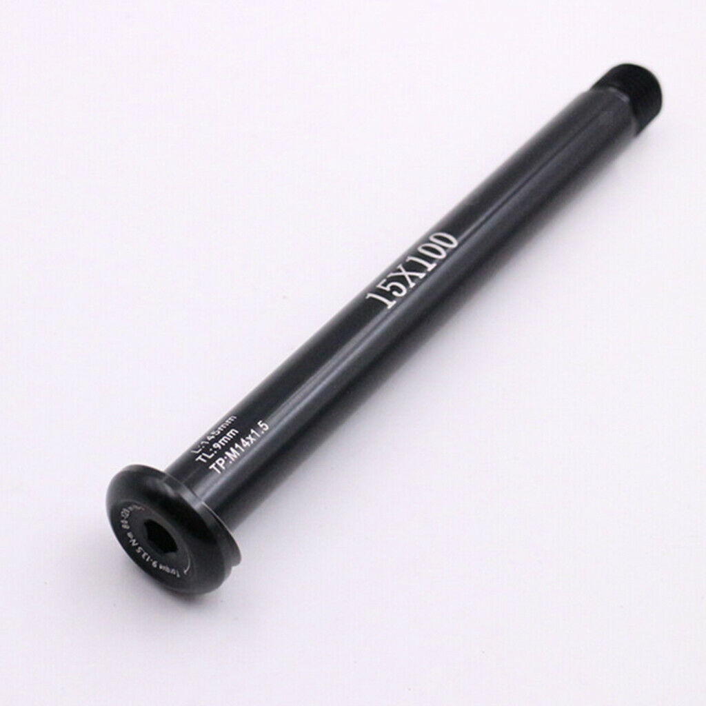 Front Hubs Tube Fork Shaft Thru Axle Lever 100x15mm for Bike Bicycle Parts