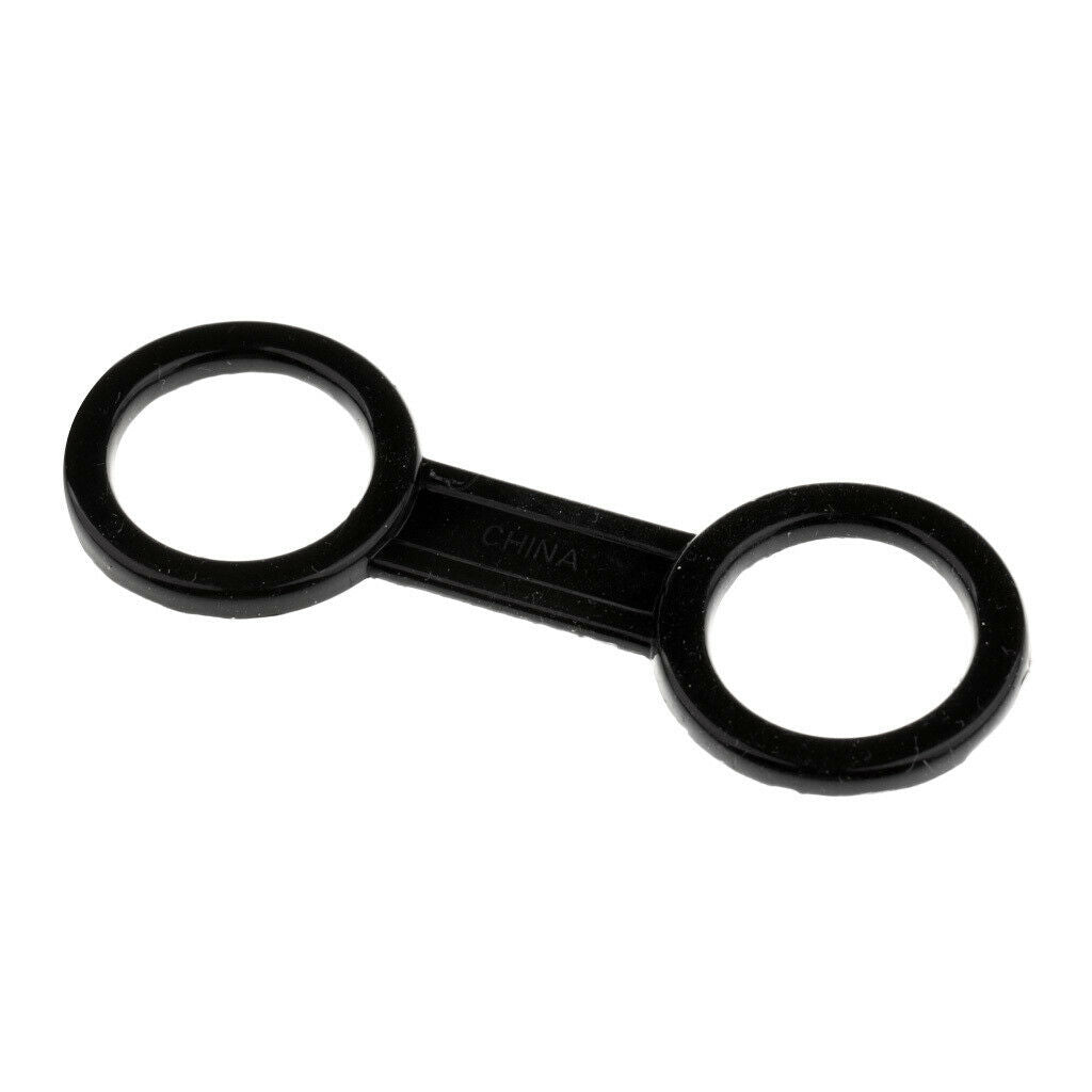 6 Pieces Silicone Snorkel Keeper - Double Loop Snorkel Holder for Scuba Diving