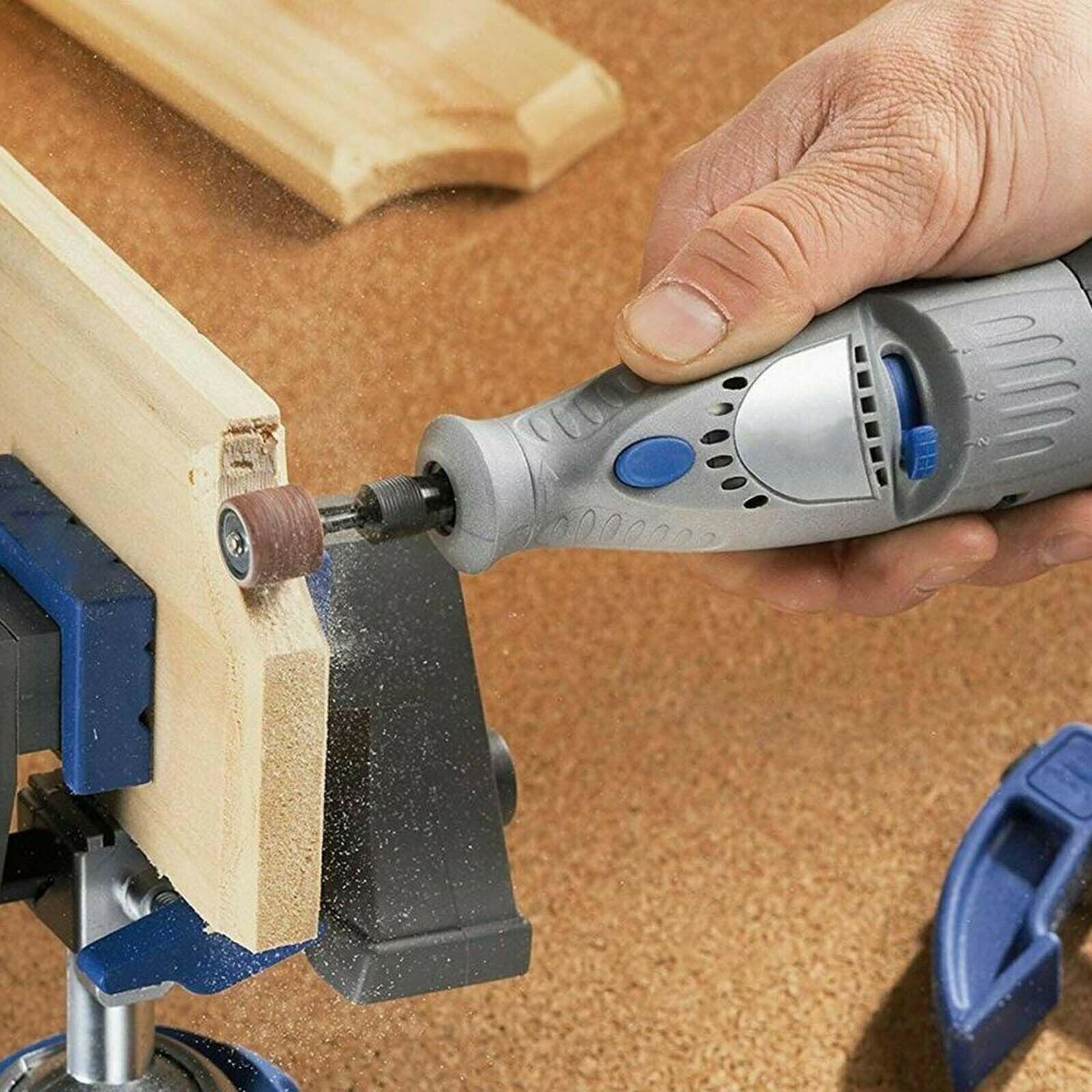 458PCS Nail Drill Sanding Band Drum Sander Sleeves Rotary Tool Bits Pedicure