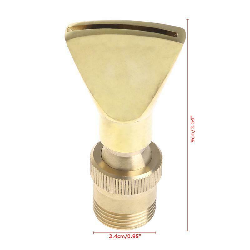 1/2" DN15 3/4" DN20 Fan Shape Spring Fountain Pond Nozzle Sprinkler Spray Head
