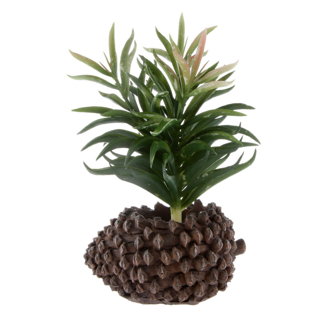 Artificial Succulent Real Touch 3-Bunch Green Leaf Plant Foliage Home Decor