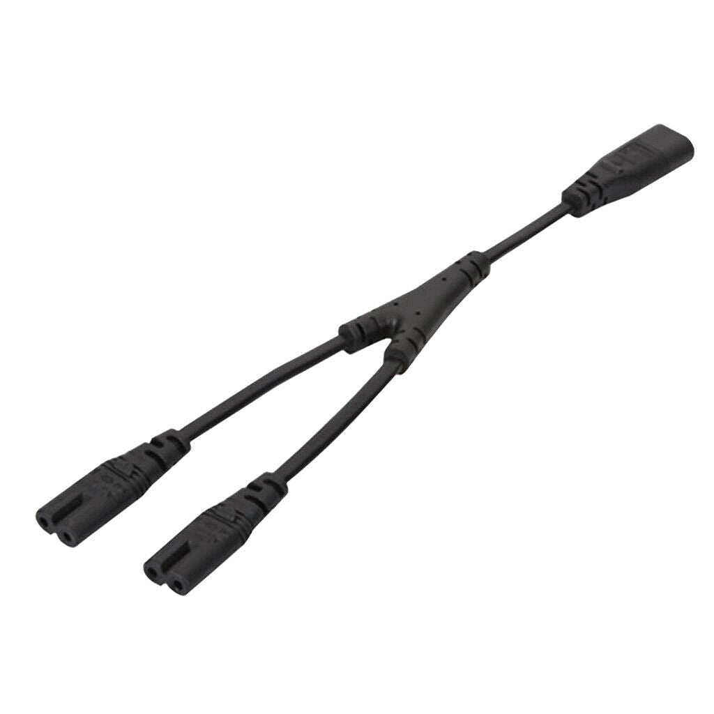 Cable Leader Power Cord Splitter Cable for IEC-320-C8 (male) to 2x C7 (female)