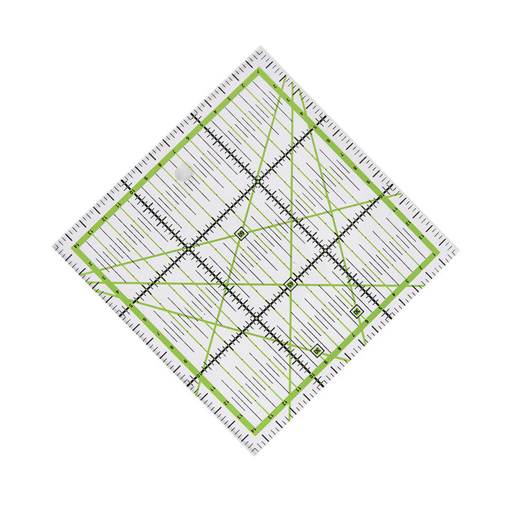 15*15cm Transparent quilting sewing patchwork ruler cutting tool tailor DIDEAU