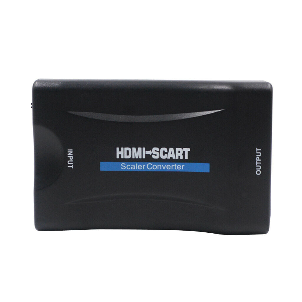 1080P HDMI To SCART / PAL Composite Video Scaler Converter Audio Adapter with UK