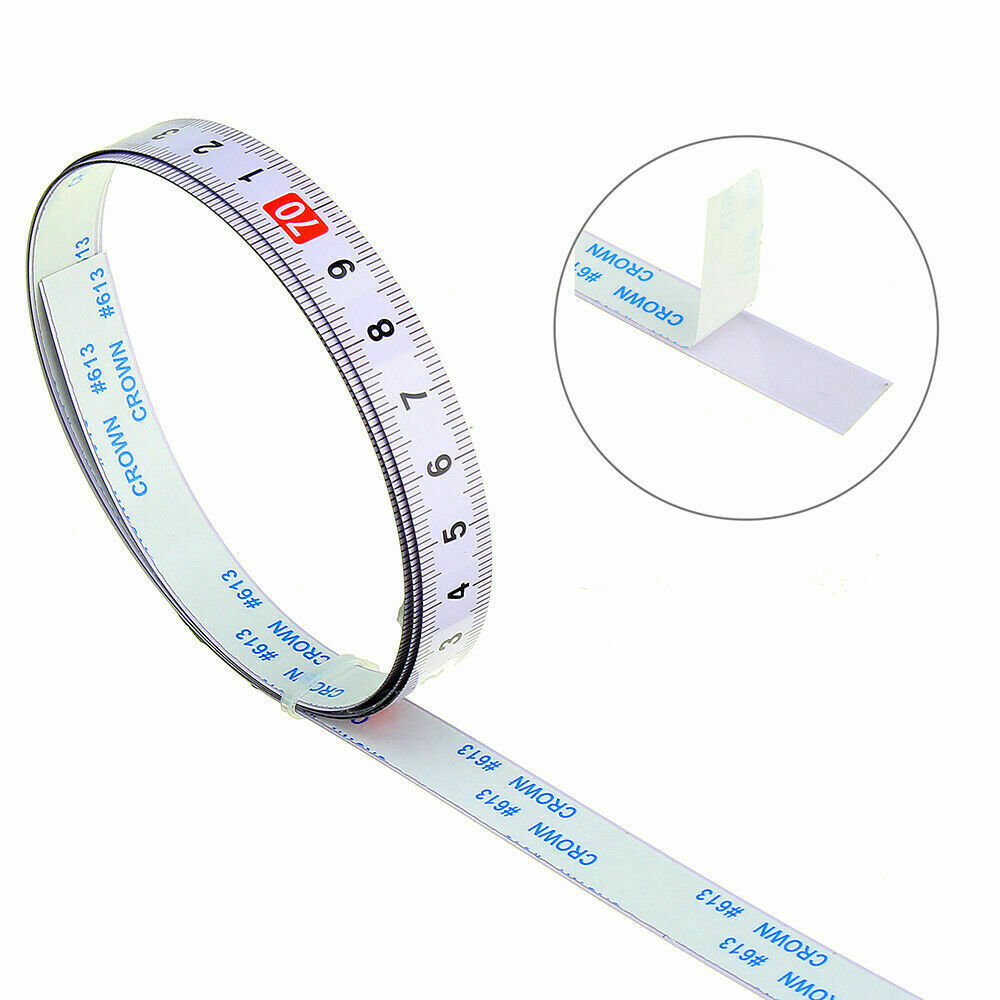 1M/ 1.1yd/ 39-inch Self-Adhesive Measuring Measure Tape Metric L-R New