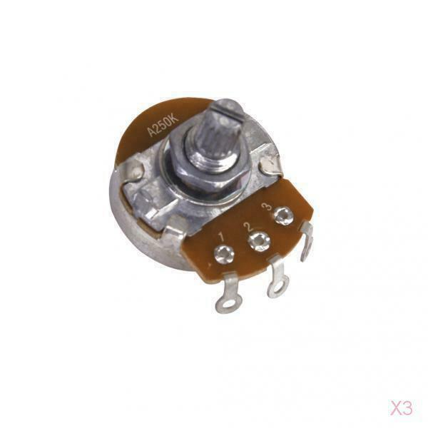 3x Guita   Volume Control Pot Audio Taper Potentiometer