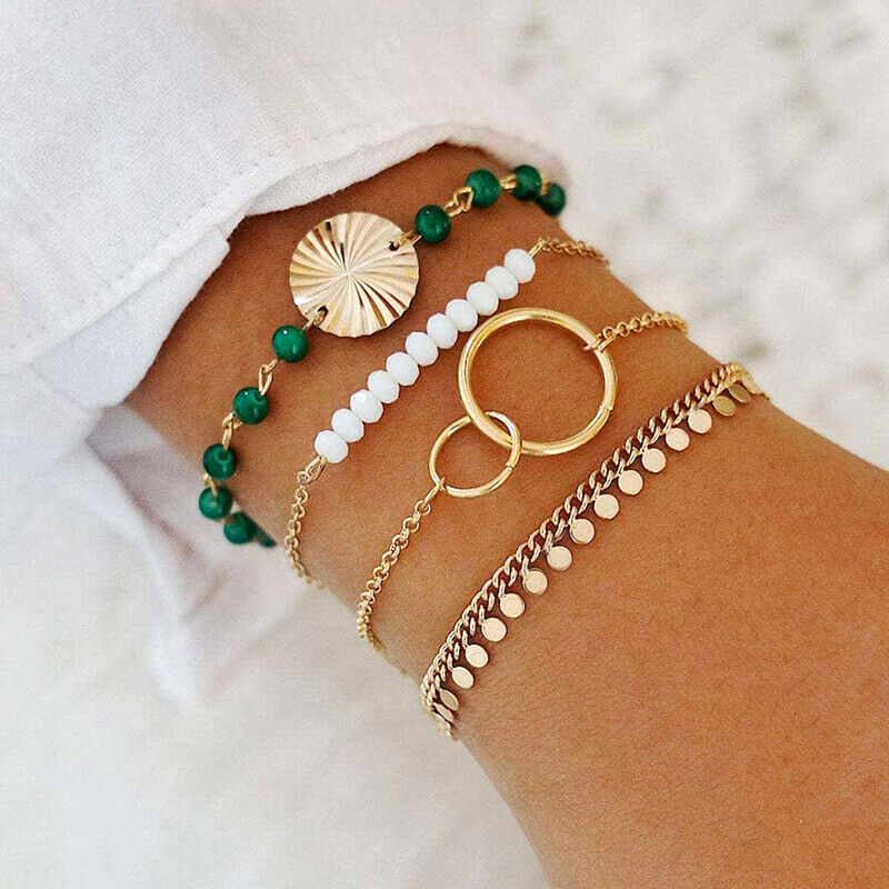 Shop-Story - Miley : Pack Of 4 Bracelets Bohemian Chic
