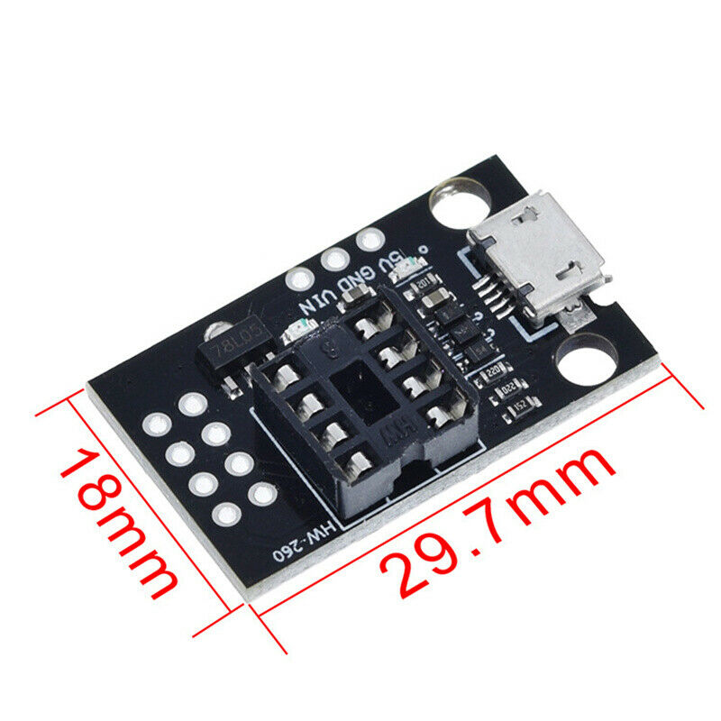 ATtiny13A / ATtiny85 Pluggable ATTINY Development Programming Bare BY1
