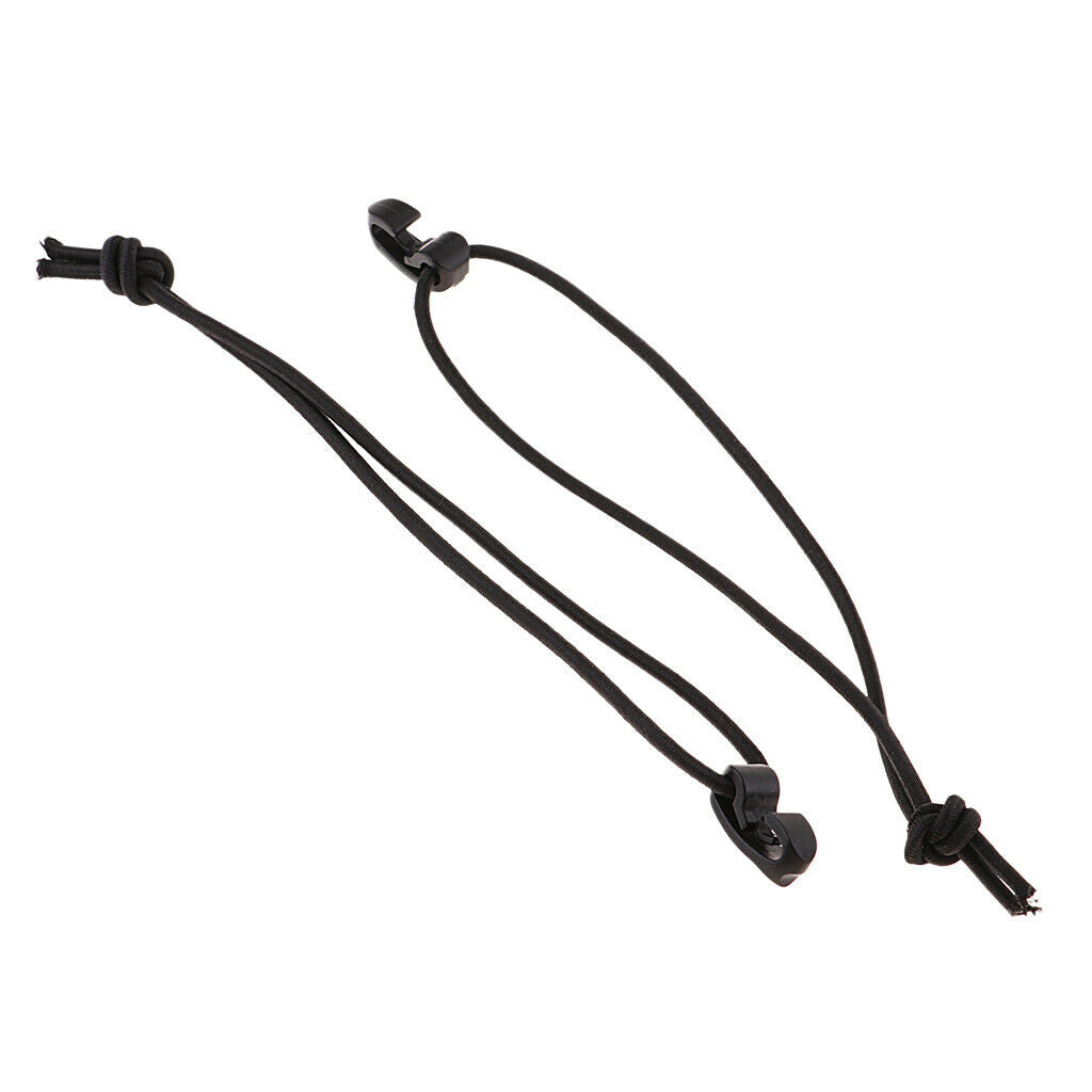 10 Pieces Elastic String Clip Tieless Strand Retaining Cord Clamps Buckle