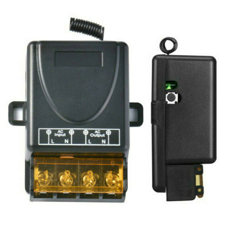 Wireless 110V-240V 30A 433MHz RF Relay Receiver Remote Control Smart Switch