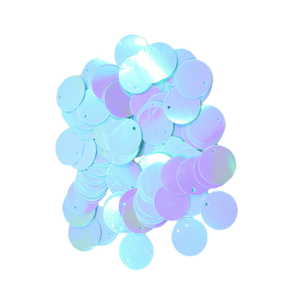 260pcs 16mm Shiny Round Loose Sequins Paillettes Sewing Kids Stage Costume