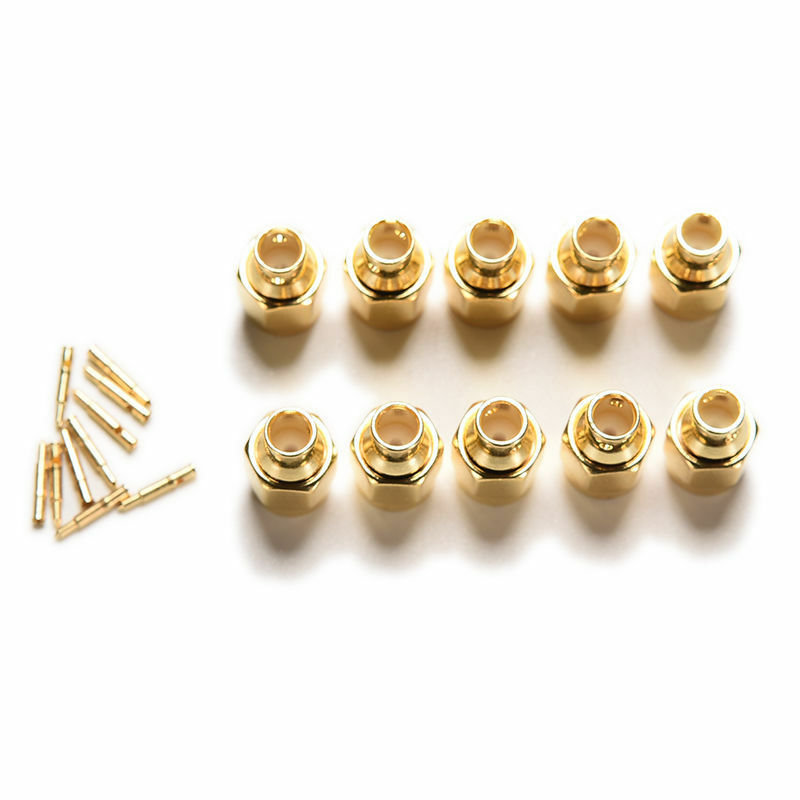 10pcs SMA Male Plug Solder For Semi-Rigid RG402 0.141" Cable RF Connector S6 DD