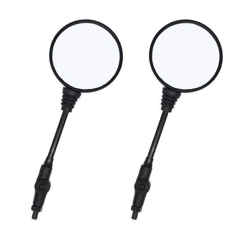 Universal Motorcycle Scooter Bikes Folding Rear View Mirror 10mm 8mm Thread Kit