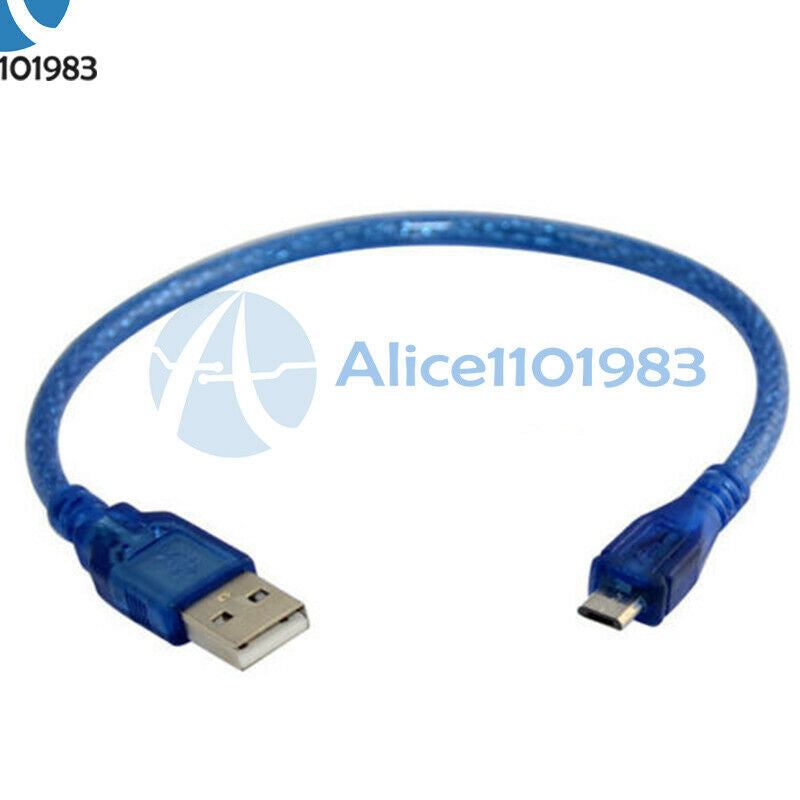 25cm USB 2.0 Standard A Male to Micro USB 5 pin Male Data Charge Cable