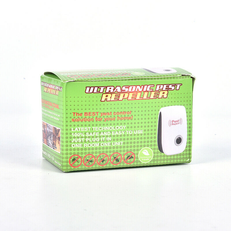 Ultrasonic Ant Mice Spider Mosquito Cockroach Insect Pest Repeller Electric DD