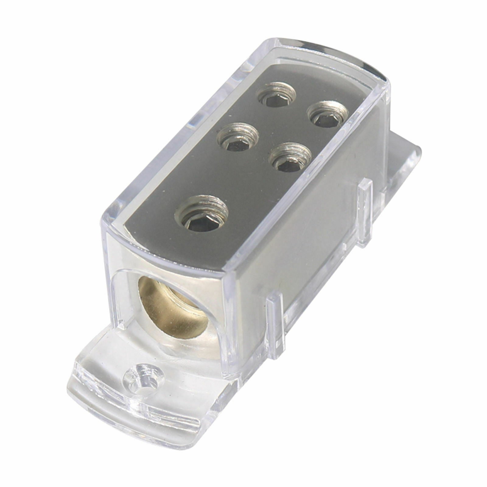 4X Car Audio Stereo Power Ground Wire Splitter Distribution Block 4-Way 4/8 GA