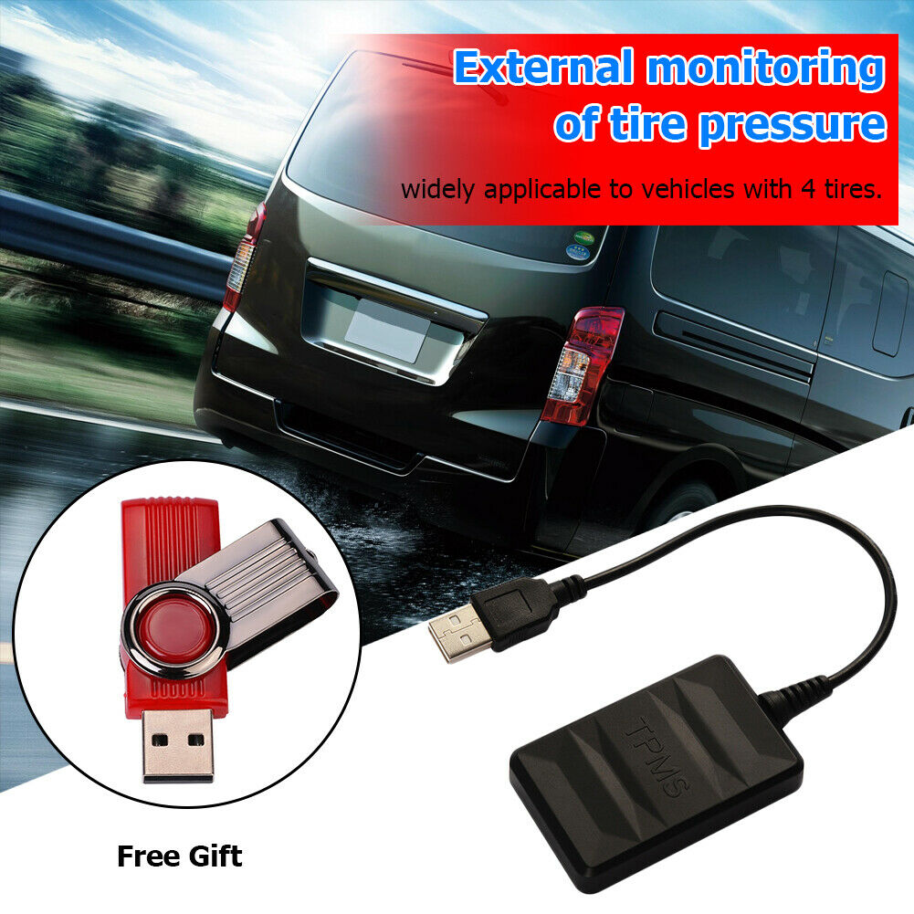 TY06N USB Android TPMS External Sensor Car Auto Tire Pressure Monitoring System